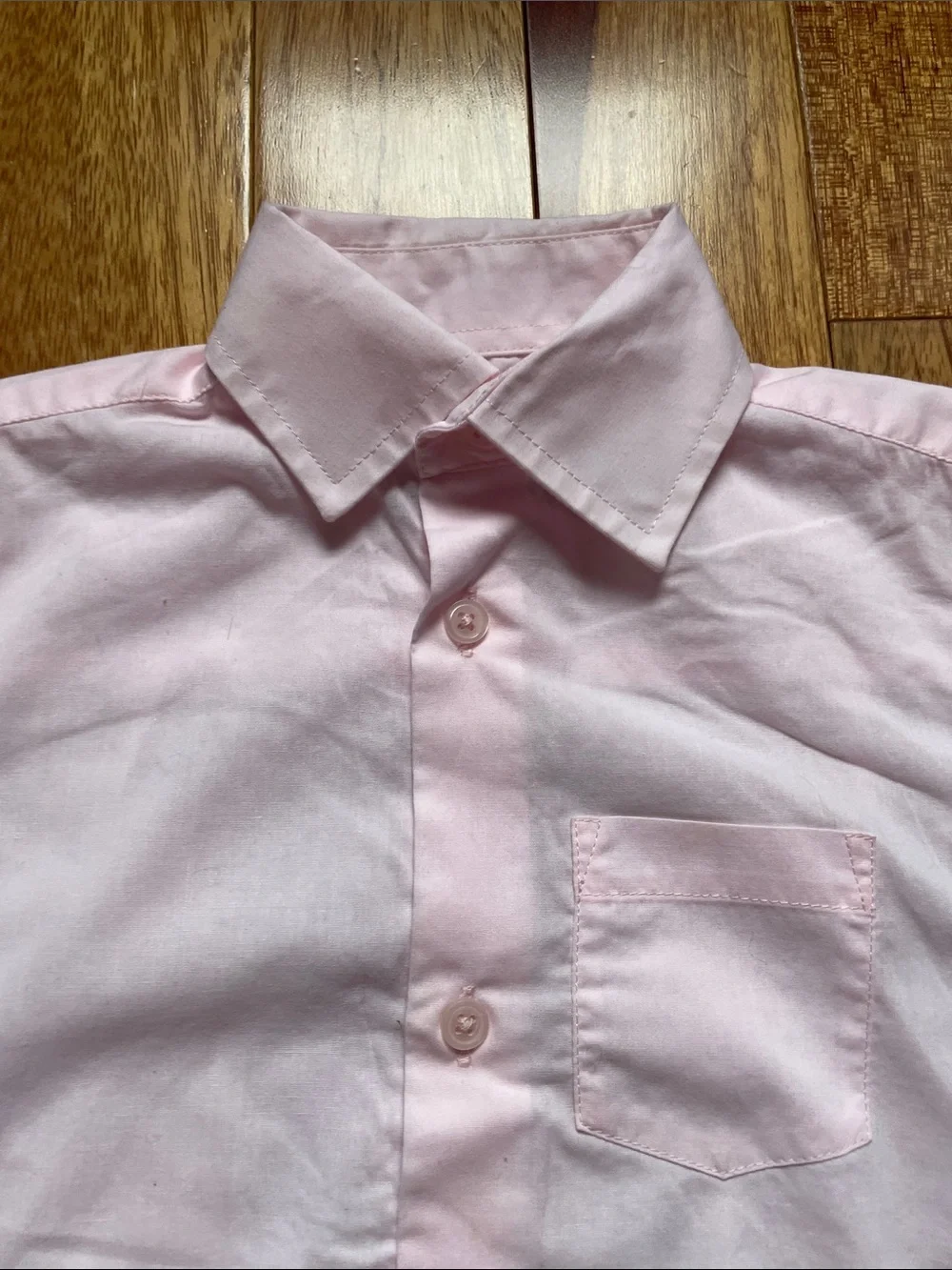 Carter's Pink Button-Up Shirt with Blue Jeans Kids Matching Set